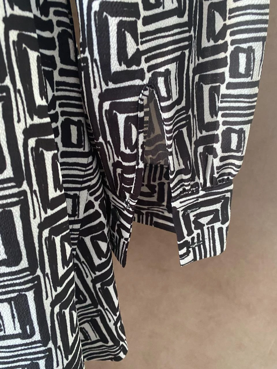 Combinishort La Fée Maraboutée maat 42 zwart & wit – Grafische print – photo 5